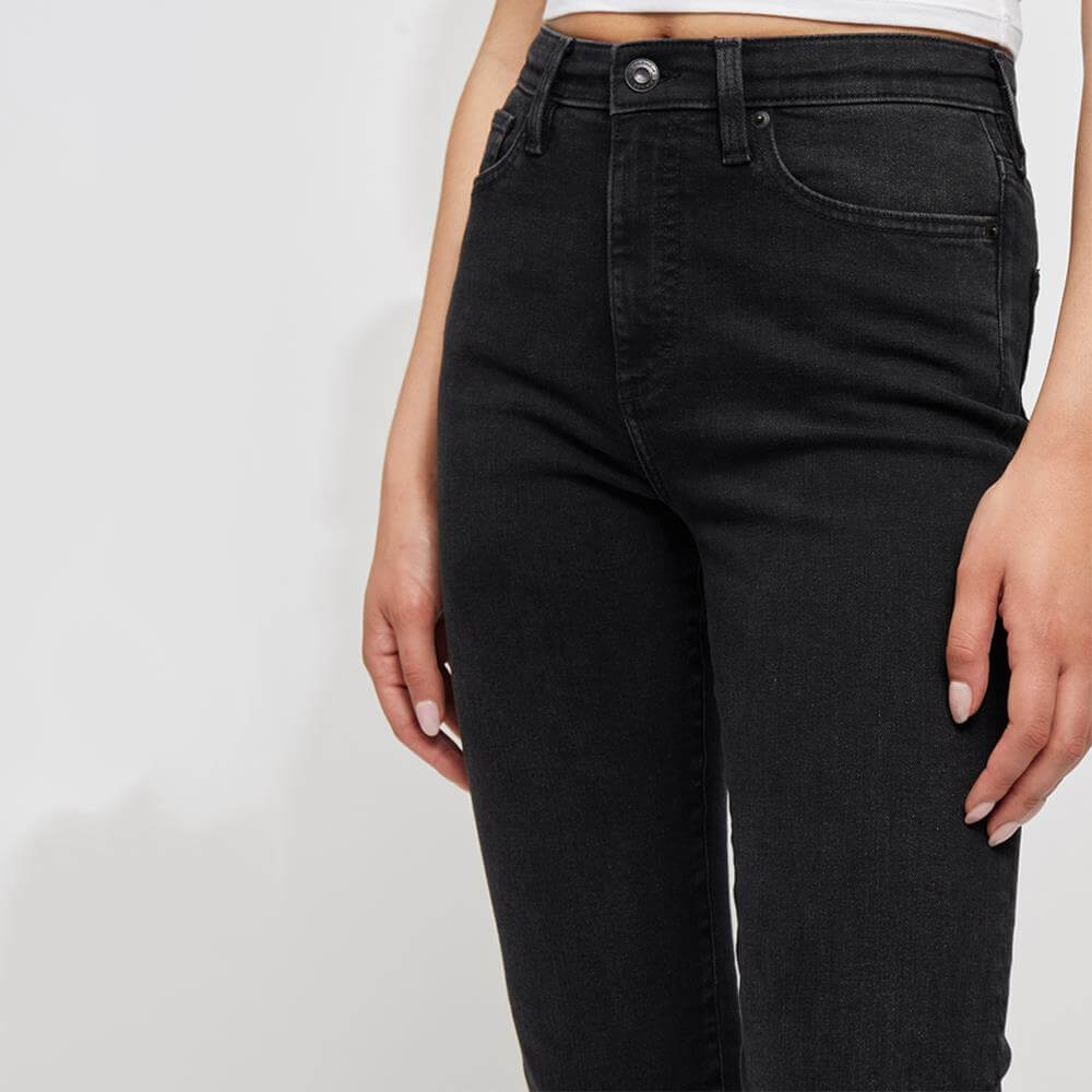 Stretch slim sales straight jeans